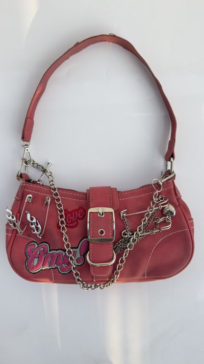 Pink "OMG" Charm Baguette