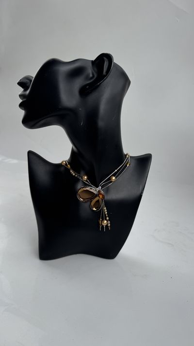 Topaz Butterfly Necklace