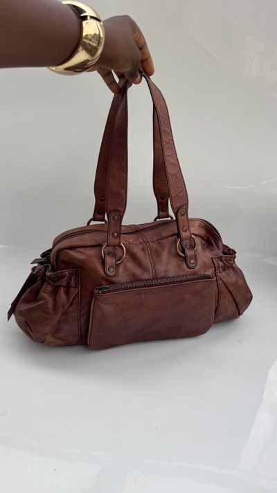 Vintage brown leather