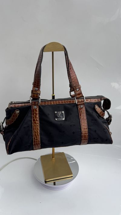 MCM Monogram Satchel