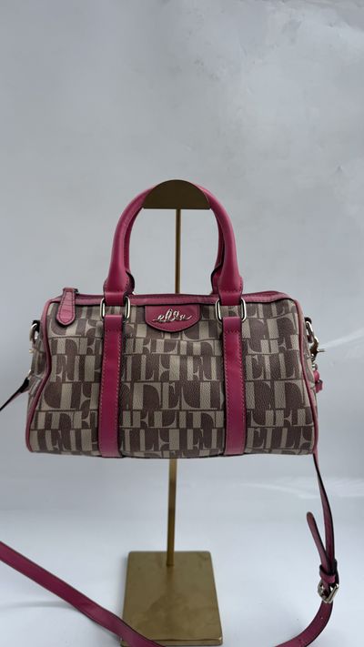 Elle Monogram Boston Bag