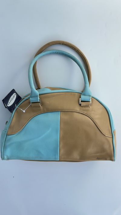 Colorblock Bowler Bag
