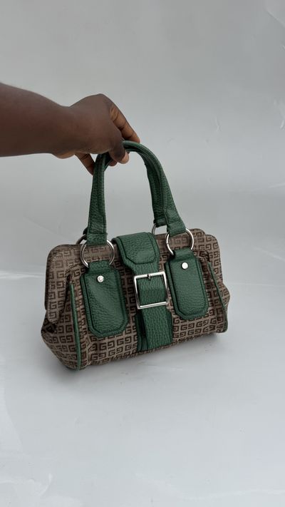 Monogram Green Trim Bowler