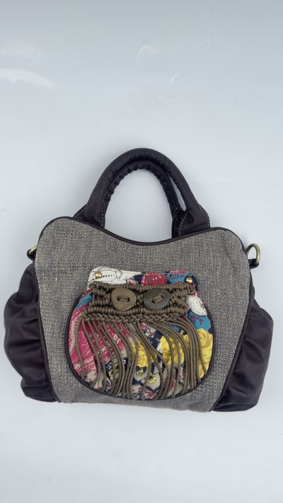 Boho Fringe Patchwork Bag
